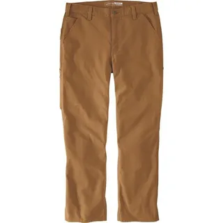 CARHARTT Rugged Flex Loose Dungaree Hosen Braun W36/L32
