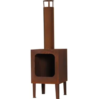 Markone Gartenkamin 200-3 (Rost): 35 x 35 x 115 cm