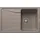 SONA 45 S links Einbau von Oben Silgranit tartufo Handbetätigung 780 x 500 mm