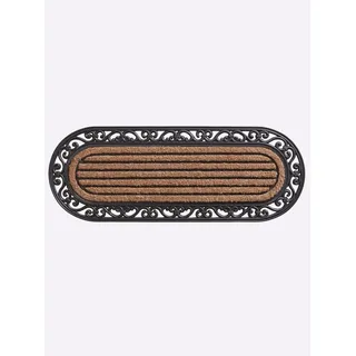 heine home Fußmatte 23 mm Höhe, schwarz, natur