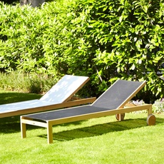 Jan Kurtz - Sonoma - Design-Sonnenliege aus Holz für Garten & Terrasse