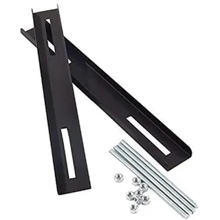 ARREGUI C-015 Befestigungskit für Briefkästen an Zäunen oder Toren, Schwarz