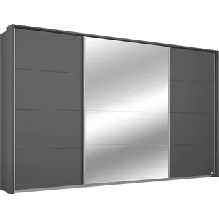 »Kleiderschrank Schrank Garderobe CORTONA mit Passepartout« und optionaler Beleuchtung inkl. Inneneinteilung 2 Boxen und Böden