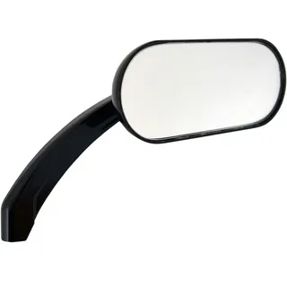 Drag Specialties Hotop Oval Rechter Außenspiegel - Black Gloss - One Size