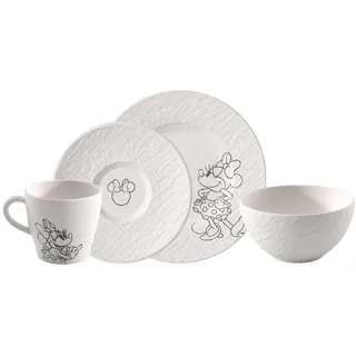 Villeroy & Boch Frühstücks-Set Mickey Mouse 4-teilig weiß