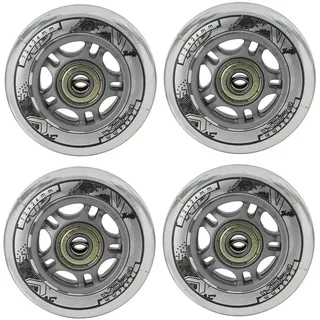 Nils Extreme 4x Rollen Skatesräder 72 mm – Nils ABEC-7-Lager schwarz 72 MM