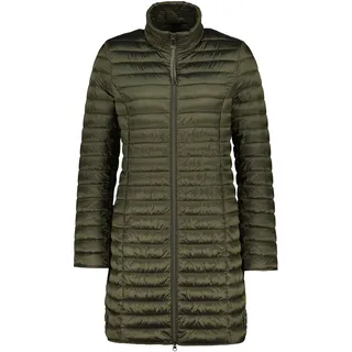 Cartoon Damen Steppjacke mit Stehkragen Olive Night,38