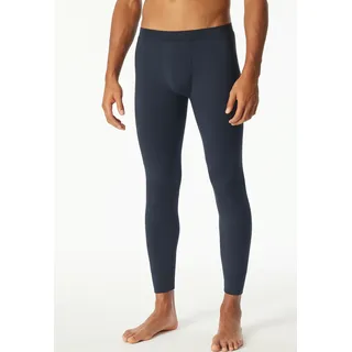 SCHIESSER Lange Unterhose "Casual Warming", Herren, Gr. 8, 804, nachtblau, Single Jersey, Obermaterial: 35% Viskose, 30% Baumwolle, 25% Polyacryl, 10% Elasthan, bequem, Unterhosen Lange Unterhose, wärmend, ultra bequem