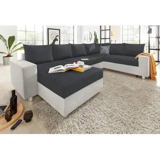 Collection AB Wohnlandschaft PRIMABELLE ohne Bettfunktion 310x212cm silber/anthrazit