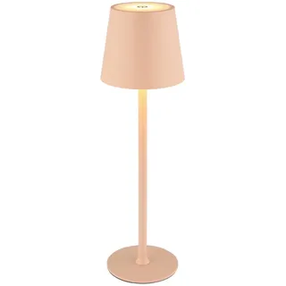 Globo Akku-Tischleuchte , Rosa, Weiß , Kunststoff , 85 mm , rund , F , 36 cm , Ce , höhenverstellbar, Touch (on/off) , Lampen & Leuchten, Innenbeleuchtung, Tischlampen, Akku-Tischlampen