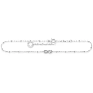 Thomas Sabo Fußkette Infinity Zirkonia 925 Sterlingsilber AK0029-051-14-L27v
