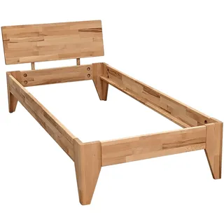 Betten-ABC Massivholzbett Rustica, Kernbuche in Naturoptik, natur geölt - 120x200