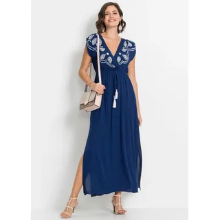 bonprix Maxikleid Blau 50