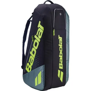 Babolat Pure Aero RH x6 Tennistasche Metallic Grau/Schwarz/Fluo Gelb)