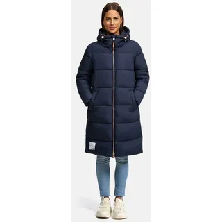 Marikoo Winterjacke »Marikoo Nomadiaa lange Damen Winterjacke N024«, blau