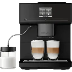 Miele CM 7750 125 Edition Kaffeevollautomat (Obsidianschwarz matt, Kegelmahlwerk aus Stahl, 15 bar, externer Milchbehälter)