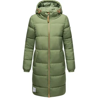 Marikoo Damen Winter Steppmantel Stepp Jacke Mantel Parka warm mit Kapuze Nomadiaa