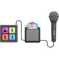 Cefa Toys - Karaoke mit Verstärker, Disco Ball und Sound Pads 6 in 1, mit kabellosem Mikrofon und Lautsprecher, Bluetooth, Soundeffekte und Lichter, kompatibel mit YouTube, Spotify und Karaoke-Apps