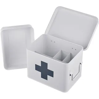 Relaxdays Medizinbox 4 Fächer 1 St.
