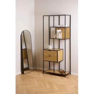 Actona Seaford Raumteiler 77 x 35 x 185 cm Grau