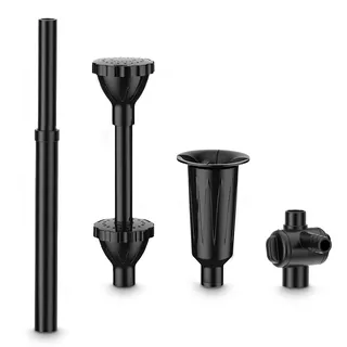 Biling Düsen Set für Solar Pumpe, 3 Brunnenpumpe Düsen mit Wasserdurchfluss-Einstellung, Teichbrunnen-Zubehör