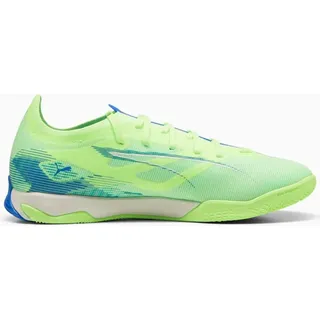 Puma Unisex Ultra 5 MATCH IT Soccer Shoe, Fizzy Apple White-BLUEMAZING, 44 EU