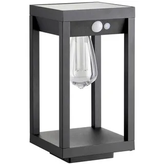 Ambia Garden Solarleuchte , Transparent , Kunststoff , 38 mm , quadratisch , 15x40x15 cm , RoHS, Ce , mit Schalter, Dämmerungssensor , Lampen & Leuchten, Außenbeleuchtung, Solarleuchten