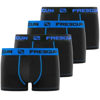 FREEGUN Herren Solid Fg/Sol/Am/1/Pk4 Unterwäsche, P4, XL EU