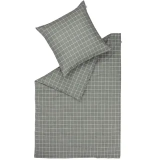 Schöner Wohnen Kollektion Bettwäsche-Set ¦ grau ¦ Maße cm B: 135 H: 1