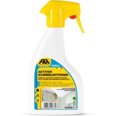 FILA Surface Care Solutions, NO MOLD, Aktiver Schimmelentferner, der Schimmel Schnell Entfernt und Oberflächen Desinfiziert, Schimmelentferner Bad und Wand, Anti Schimmel Spray, 500ml