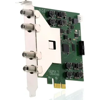 Digital Devices Max S8X TV Karte PCIe Quad/Octo DVB-S2/DVB-S2X Full Spectrum Sat>IP Server