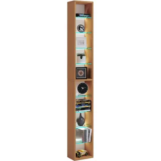 VCM Standregal »Holz CD DVD Stand Aufbewahrung Regal Rasato XL«, braun