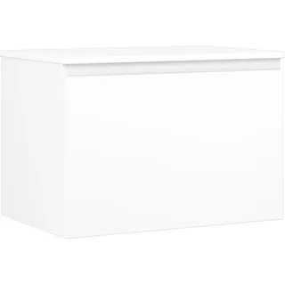 Mexen Orio Badezimmerschrank für Waschbecken 70 cm mit Arbeitsplatte, 1 Schublade, Weiß matt - 91A10-07047-1-BFC01 - Weiß