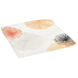 Heine HOME fashion Kissenhülle Digitaldruck, Samt, orange, 1 x 40 x 40 cm