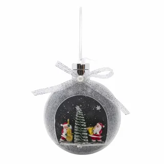 WERKA PRO Bunte leuchtende Weihnachtskugel