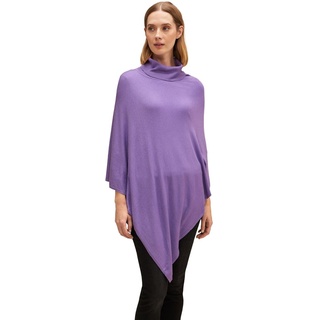 STREET ONE Damen A580711 Poncho, Lupine Lilac, One Size