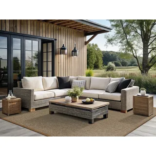 Teppich DEKOWE "Naturino Prestige", braun (nussbraun), B:67cm H:10mm L:133cm, Kunstfaser, Teppiche, Teppich, Flachgewebe, meliert, Sisal Optik, In- und Outdoor geeignet