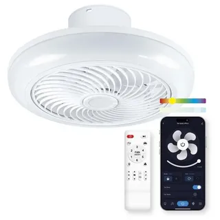 Ksix Siroco Rgbic 46 Cm Deckenstrahler - White - One Size