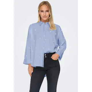 Only Hemdbluse Onlnew Lina Grace Blau S