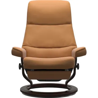 Stressless Relaxsessel View Baumwolle/Bouclé 79 x 109 x 77 cm Braun elektrisch verstellbar