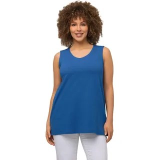 Ulla Popken, Damen, große Größen, Top, A-Linie, V-Ausschnitt, ärmellos