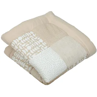 ULLENBOOM Krabbeldecke für Baby 100x100 cm - Dick und weich gepolstert | Außenmaterial: 100% Baumwolle, Alle Materialien OEKO-TEX zertifiziert, Made in EU, Schadstoffgeprüft und waschbar