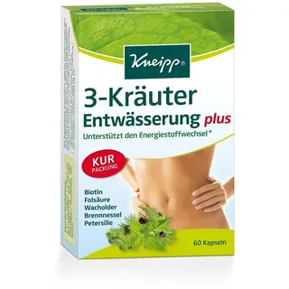 Kneipp 3-Kräuter plus Entwässerung Kapseln 60 St.