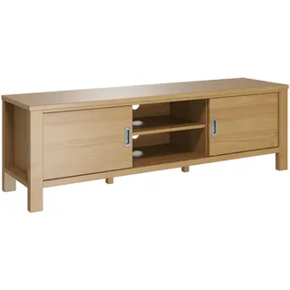 Livetastic Lowboard , Naturfarben , Metall , Kiefer , massiv , 3 Fächer , 150x47x40 cm , FSC Mix , Holzmöbel, Wohnwände Holz, Lowboards Holz