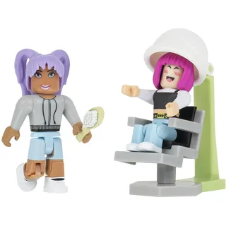 Roblox Game Pack Brookhaven: Hair & Nails - 2er Figuren Pack mit Zubehör und Spielcode