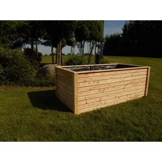 Gartenwelt Riegelsberger Hochbeet 180 x 80 x 72 cm Natur