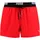 Logo Badeshorts Red L