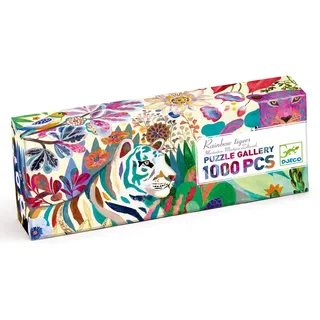 Djeco Puzzle Regenbogentiger – Lernspielzeug für Kinder