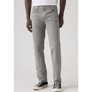 Slim-fit-Jeans LEVI'S "511 SLIM", Herren, Gr. 31, Länge 34, grau (steel gray s twll), Denim/Jeans;Twill, Obermaterial: 98% Baumwolle, 2% Elasthan, slim fit lang, Jeans Slim-fit-Jeans, mit großem Logo-Badge