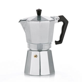 Kela Espressokocher für 6 Tassen, Espressokanne 300 ml, Camping Kaffeekocher Aluminium, ITALIA, Espressomaschine, silber matt